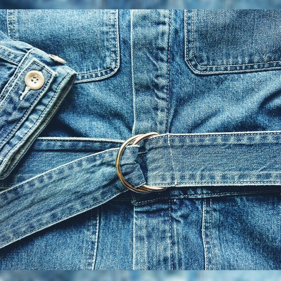 HUDSON Denim Utility Jumpsuit Coverall Suit sz XS - Picture 10 of 11